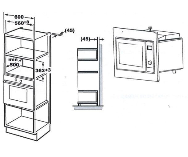 Микробранова вградена печка FAVORIT MBPVL 20 - Image 2